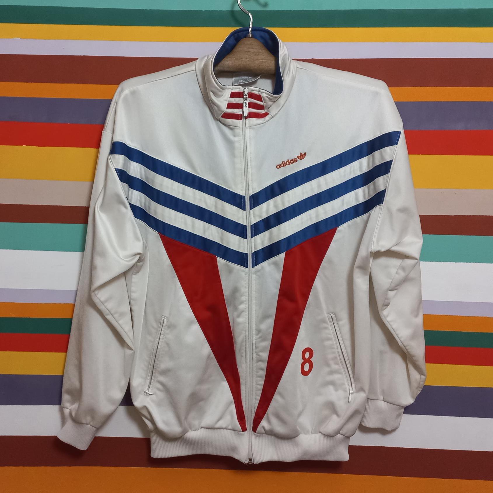 Vintage 1990's Adidas Track Top Jacket Size L Europe Retro