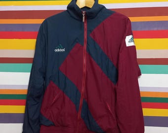 Chaqueta deportiva Adidas Equipment estilo años 90: Azul, estilo retro, talla M (EE. UU.)