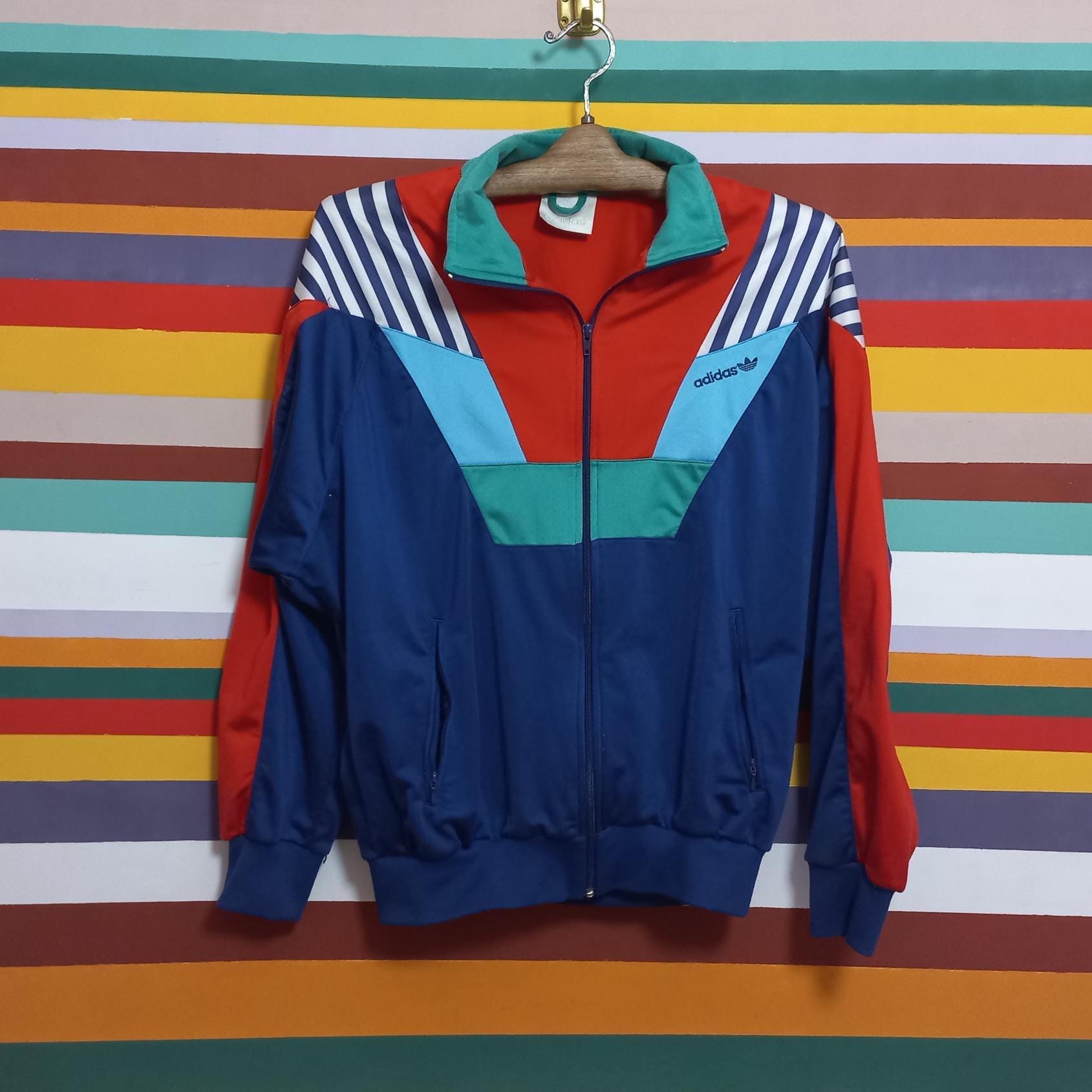 70s old adidas usa製 ATP track jacket XL Adidas Originals ATP Track Jacket | Vintage 80s Tennis