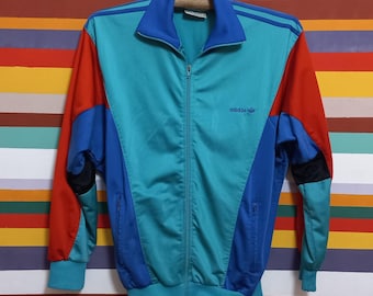 Vintage 90s Adidas Track Jacket - Multicolor Retro Sportswear Vintage 90s Adidas Track Jacket - Multicolor Retro Sportswear
