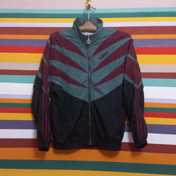 ADIDAS 90s 2000s TRACK JACKET FOOTBALL SOCCER VINTAGE sz M