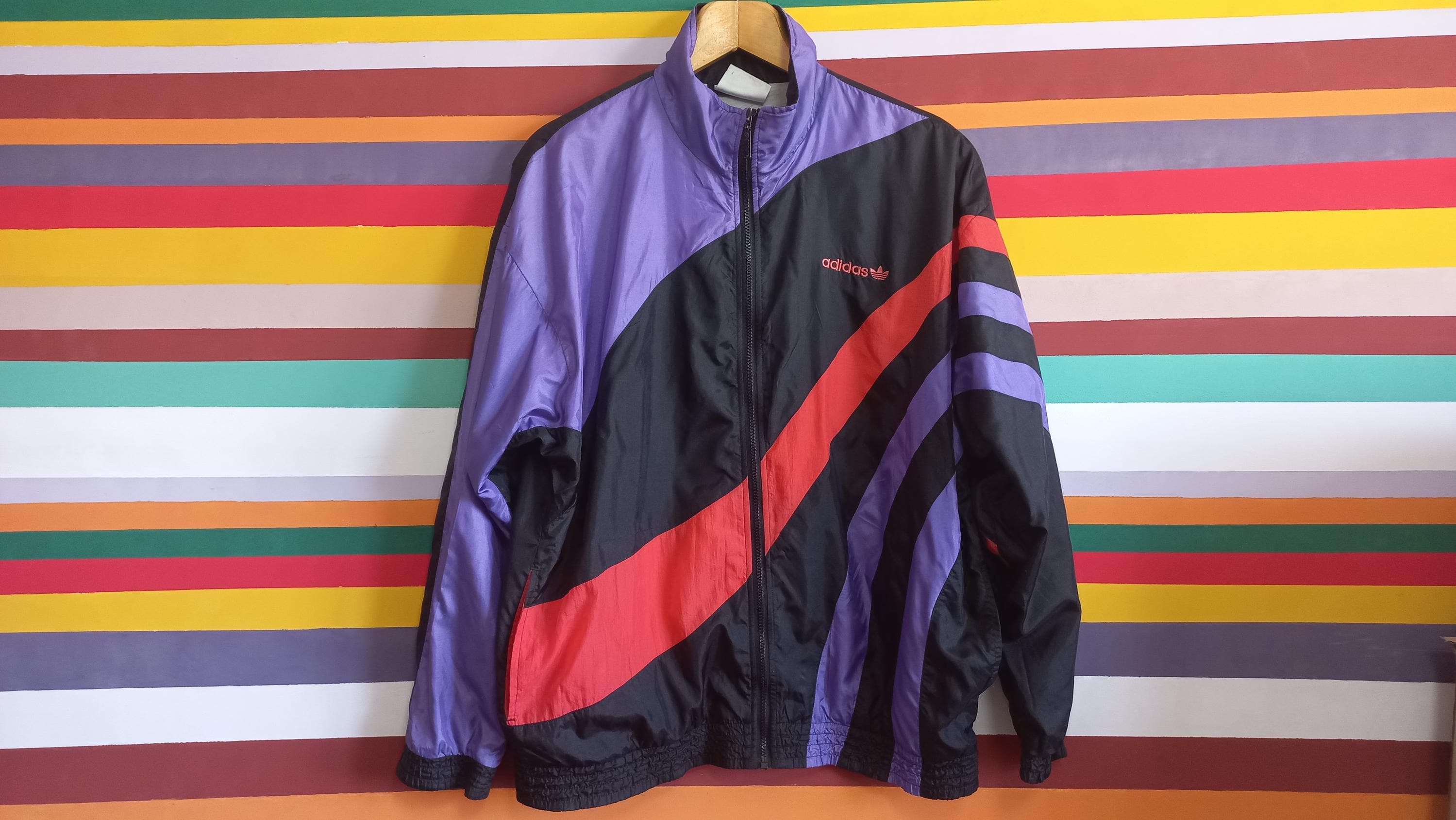 2600 ジャケット　コート　90s Vintage 90s Adidas Track Jacket: Retro City Sportswear, Size L