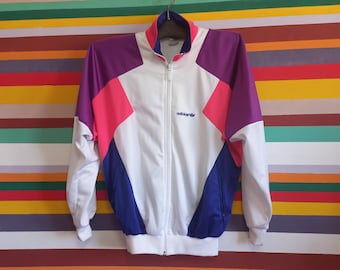 Vintage 90s Adidas Track Jacket: Retro Sportswear, Size S / D4