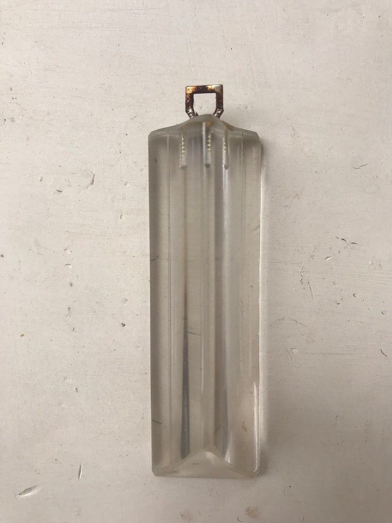 Glass crystal for chandelier,vintage crystal prism,crystal finding,chandelier parts,chandalier crystals,vintage crystals