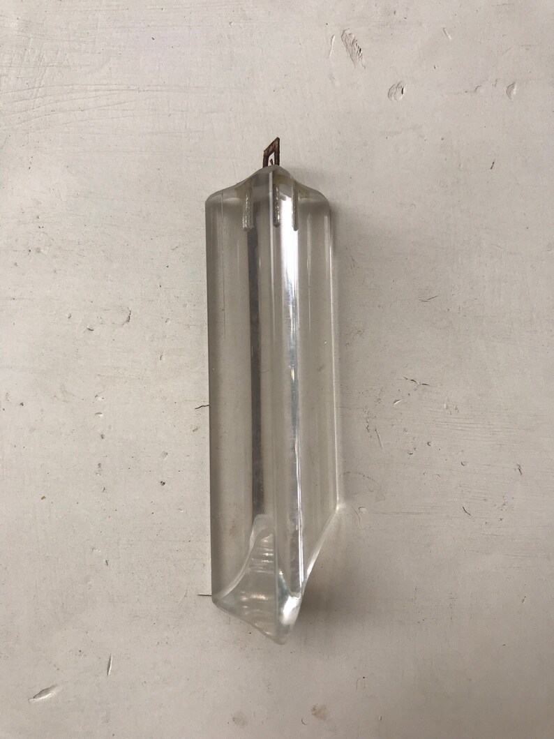 Glass crystal for chandelier,vintage crystal prism,crystal finding,chandelier parts,chandalier crystals,vintage crystals