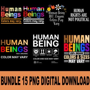 thumbnail image 2 of Unisex Human Beings 100% Organic Colors Baseball Hat - Equality Pride Month Retro 2 of 10