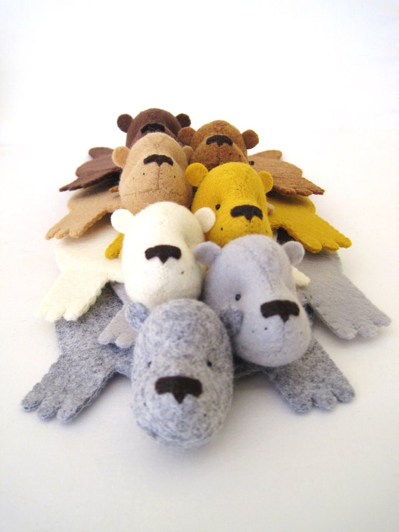 Items similar to Bear Rug Coaster (Set of Seven) on Etsy