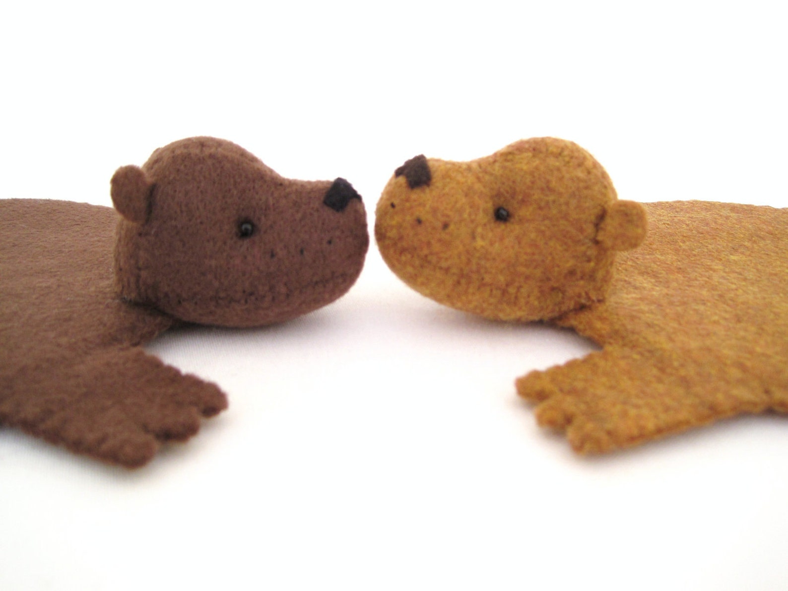 Bear Rug Coaster set of Two Etsy