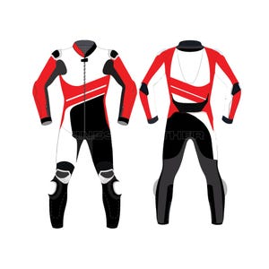 Leather Motorcycle Racing Suit Men - Free Customization | CE Marked | Made To Measure | Motogp Leather Suit