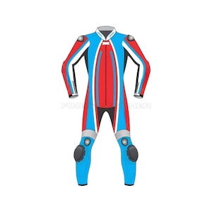 Handcrafted Bespoke Motorcycle Racing Suit Gift for Bikers - Personalized Design, Customized Fit, One or Two Piece Suit