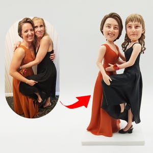 Personalized custom and boudoir bobbleheads, gay 3D figurines, gifts for same sex couples, wedding cake toppers, birthday gifts for friends