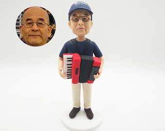 Custom Musician Bobblehead, Personalized Figurine Gift