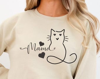 Unique Custom Mama Hoodie Sweatshirt - Personalized Gift for Her