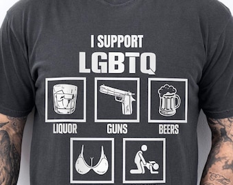 Unisex Gift For Boyfriend I Support LGBTQ Shirt Funny Meme Shirt Pride Month Tee LGBTQ Support T-Shirt Social Justice Apparel