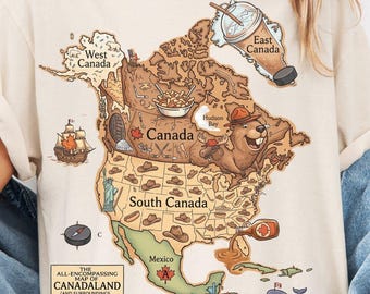 Humorous Map of Lake Ontario Shirt Lake America Protest Tee Anti Trump Comfort Colors Tshirt Protect the Great Lakes Funny Political Gift
