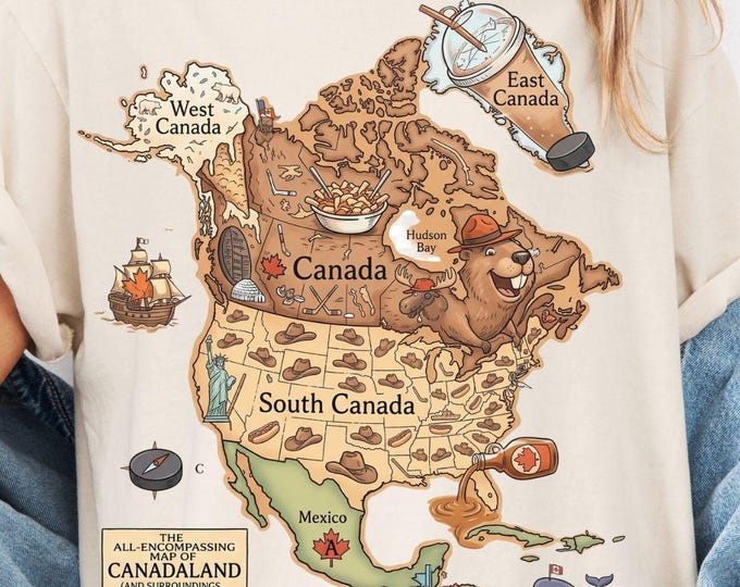 Humorous Map of Lake Ontario Shirt Lake America Protest Tee Anti Trump Comfort Colors Tshirt Protect the Great Lakes Funny Political Gift