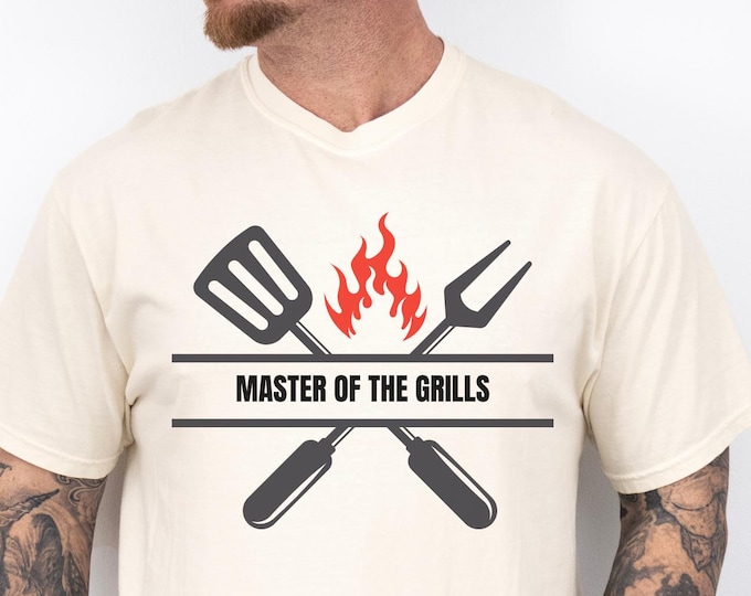 Comfort Colors® Master of the Grills T-Shirt: BBQ Dad Gift