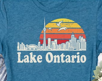 Lake Ontario Shirt, Retro Sunset Lake Ontario Shirt, Lake Ontario Beach Shirt, Great Lakes Shirt, Political Shirts, Anti Maga Shirts