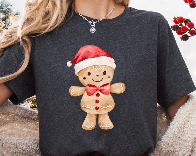 Open-Arms Gingerbread T-Shirt – Funny Christmas Cookie Hug Tee