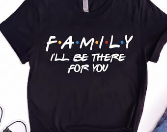 Custom Friends TV Show Shirt Personalized Family Reunion Shirts Name Gift Funny Crew Matching Group Photo Tee Unisex T-Shirt
