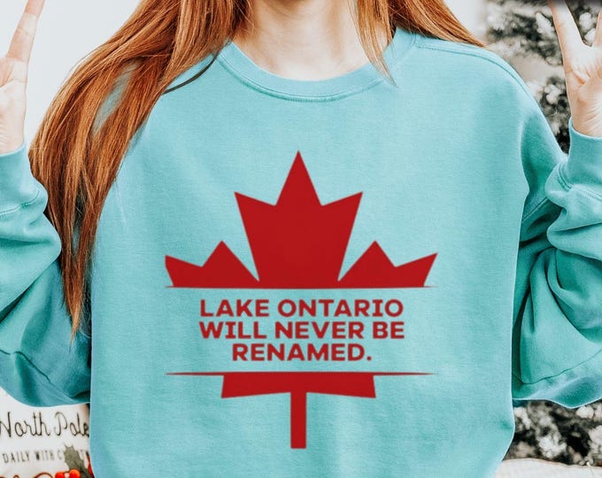 Comfort Colors Lake Ontario Shirt Vintage Lake Ontario Name Tee Retro TShirt Trendy Graphic Top Great Lakes Adventure Travel Resist maple