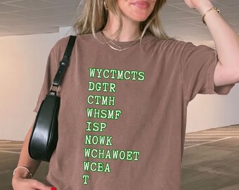 Heated Rivalry Shirt Hollanov Couple Book Tshirt Hockey Romance Rivals Couple Shirts Movie Book Fans Gift WYCTMCTS DGTS Lyric Initials Tee