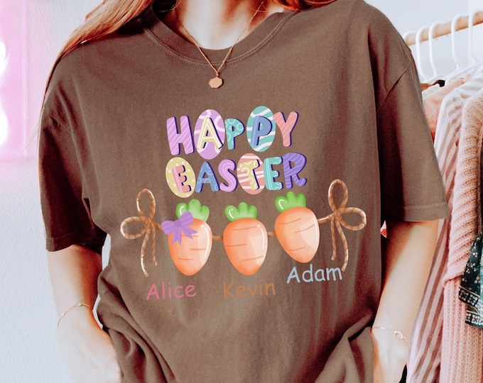 Comfort Colors® Happy Easter Custom Shirt - Spring Tee