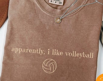 Comfort Colors I Like Volleyball Shirt Funny Volleyball Cheer Mom Gift Tee Game Day Shirt for Women Fall Shirt Tis the Season Coach
