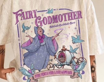 Fairy Godmother Comfort Colors Shirt Godmother Proposal Gift Princess Magic Tee Mother's Day Gift for Godmother Cute Fairy Tshirts