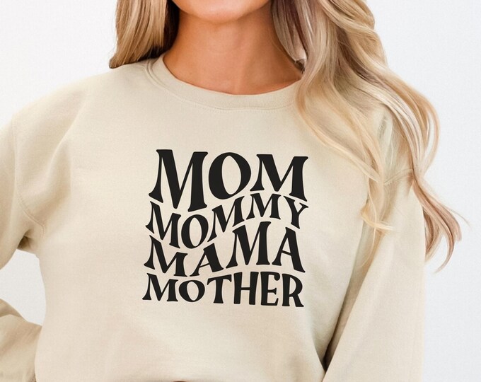 Cozy Mama Sweatshirt: Stylish Mom Life Hoodie