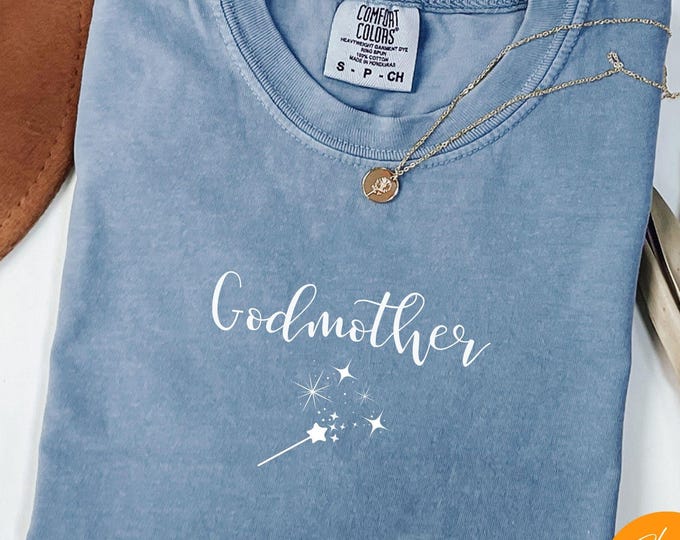 Godmother Shirt Gift for Godmother Proposal Catholic Baptism Day Gifts Godmother Tshirt Will You Be My Godparent Tee Christening Present