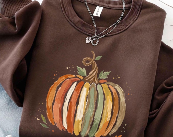 Fall Pumpkin Sweatshirt, Thanksgiving  Hoodie, Fall Hoodie, Pumpkin T-Shirt, Pumpkin Sweater, Fall Gift
