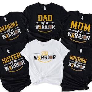 Childhood Cancer Awareness Shirt: Warrior Family Support Team