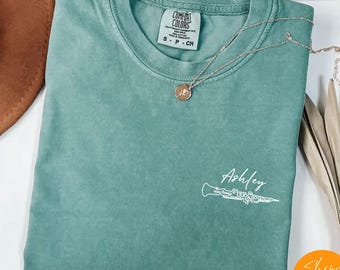 Comfort Colors® Custom Oboe T-Shirt, Personalized Music Shirt, Oboe Player Tee, Acoustic Instrument Graphic Shirt