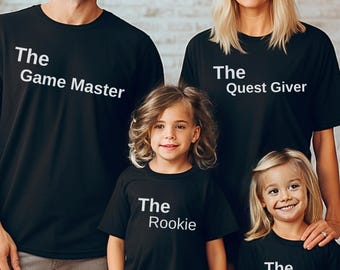 Game Master Family Matching Shirts: Funny Game Theme Tops
