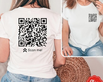 Anti-Trump QR Code Shirt with Secret Message