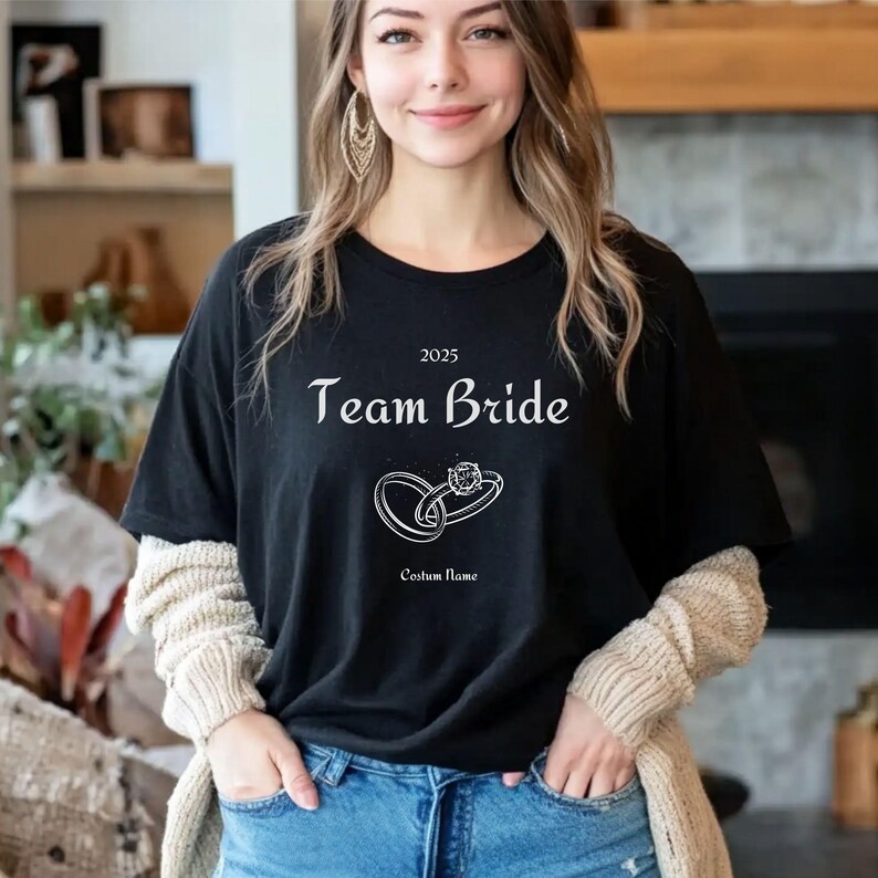 Team Bride T-shirts: Bachelorette Party Bridal Squad Tees - Etsy
