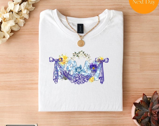Hidden Message Floral T-Shirt: Personalized Secret Note Gift Tee