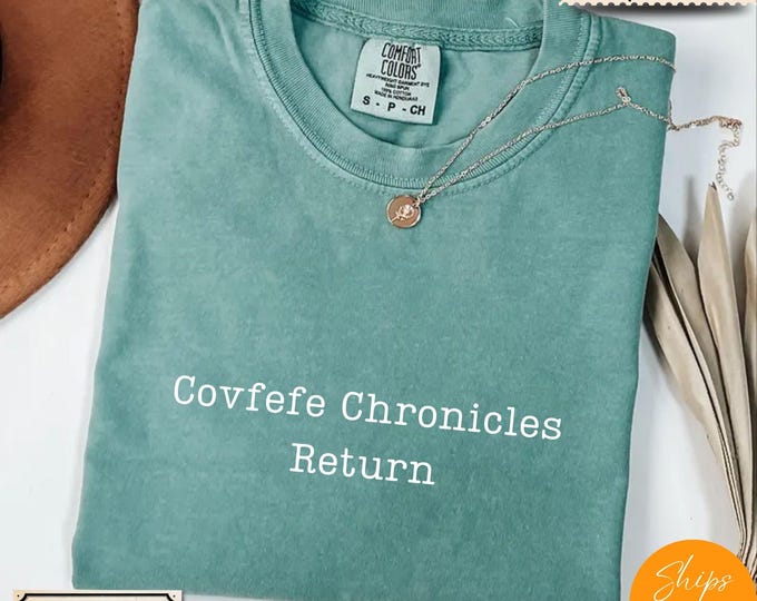 Comfort Colors® Minimalist Anti-Trump Taco Tee – Political Humor with Flavor
