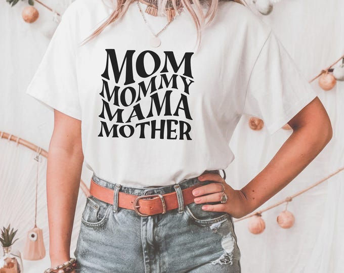 Funny Mom Shirt - Ladies Graphic Tee - Mother's Day Gift Idea