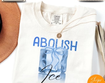Comfort Colors® ICE廃止抗議Tシャツ – 大胆な政治活動Tシャツ