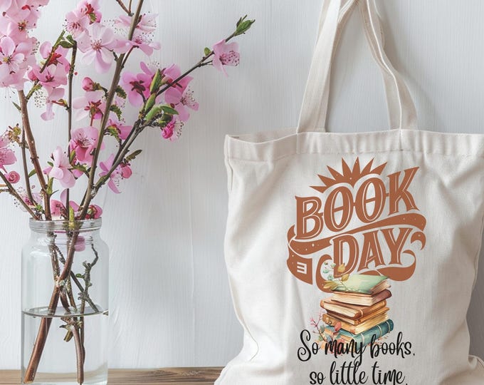 So Many Books, Too Little Time - Book Tote Bag