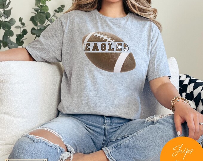 Vintage Go Eagles T-Shirt: Retro School Spirit Tee