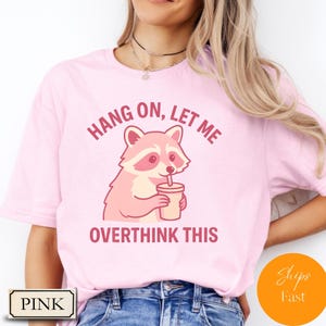 Funny Racoon Meme T-Shirt: Sarcastic Women&#39;s Tee