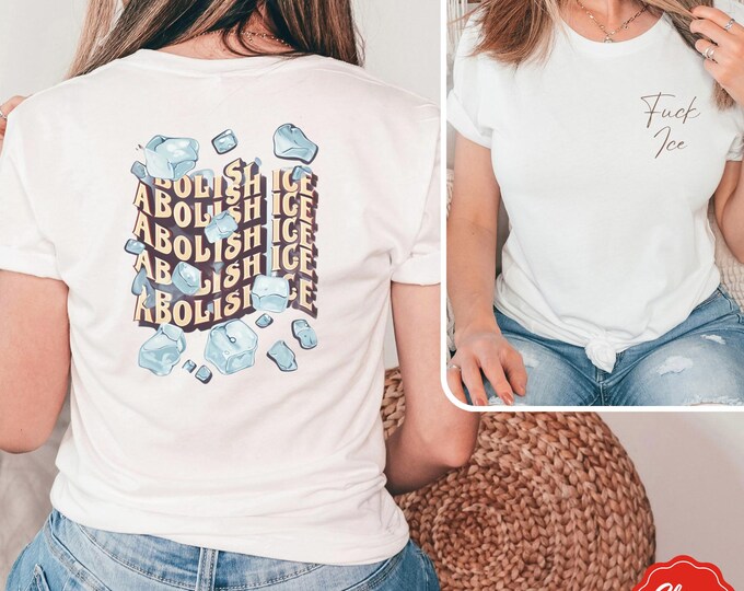 Bold Abolish ICE T-Shirt – Stand Against Trump Policies