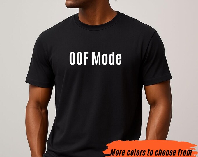 Oof Mode Gamer T-Shirt | Funny Gaming Tee for Boys, Girls & Adults | Retro Video Game Humor Shirt | Cool Gift for Streamers