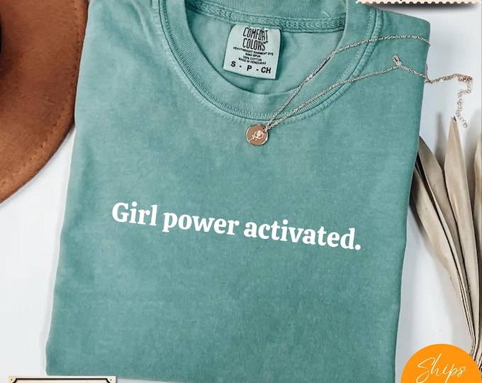 Comfort Colors® Feminist T-Shirt, Women's Rights Shirt, Suffrage Movement, Vote For Women, Feminist Gift