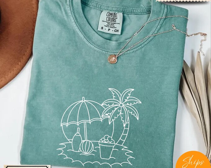 Comfort Colors® Beach Chic: Stylish Summer Shirt for Your Holiday Wardrobe