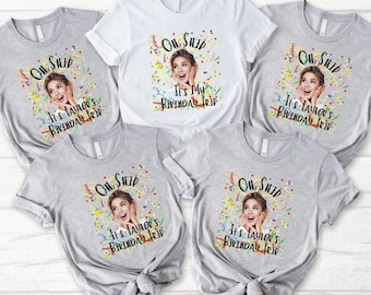 Custom Birthday Trip Shirts: Personalized Photo Party Squad Tee