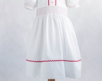 Stripe Swiss Voile Counterchange Dress - sizes 2-6